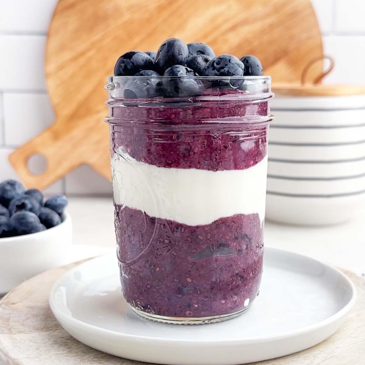 Blueberry Chia Pudding