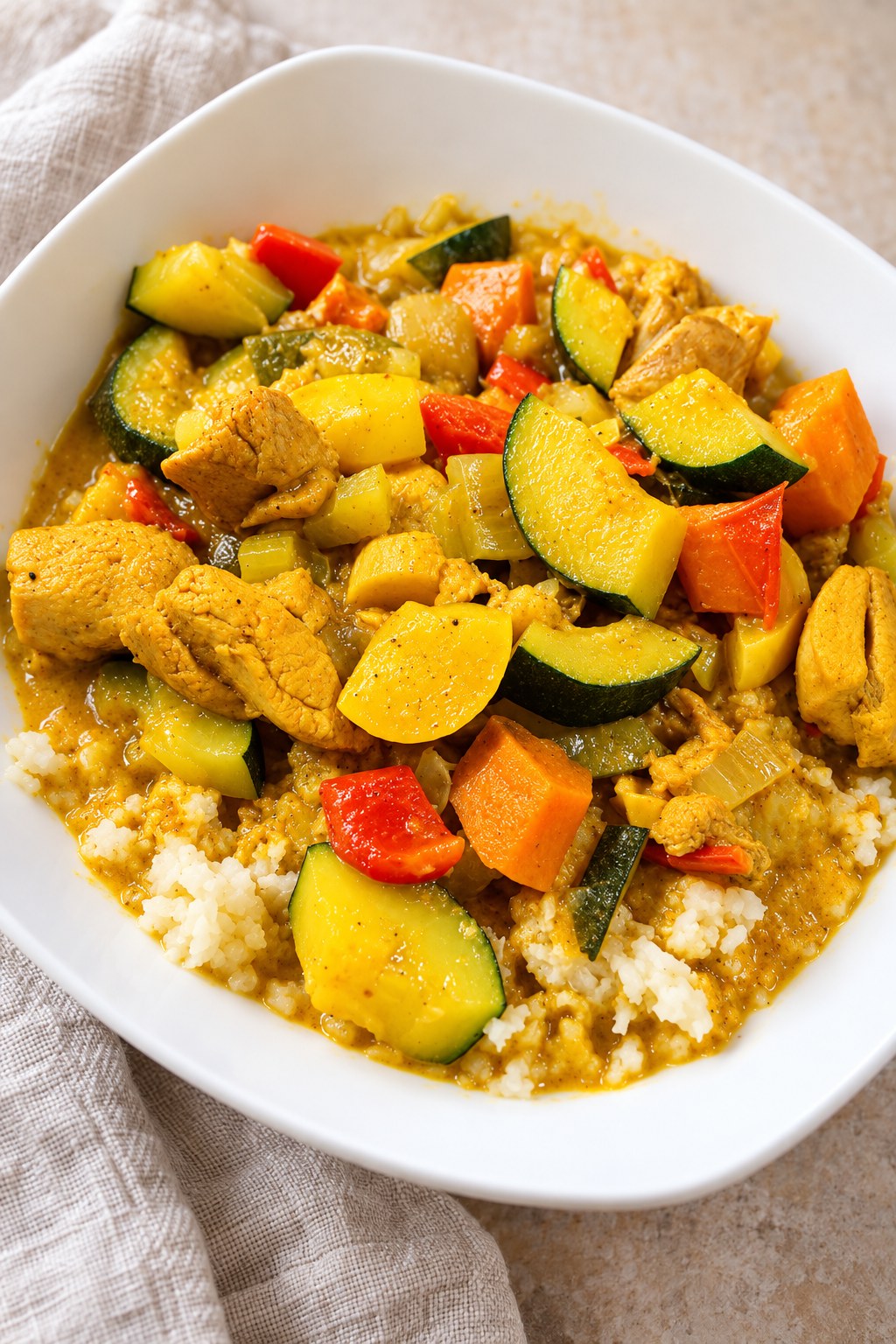 Coconut Curry with Chicken and Vegetables
